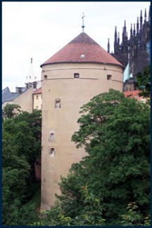 布拉格城堡景区火药塔